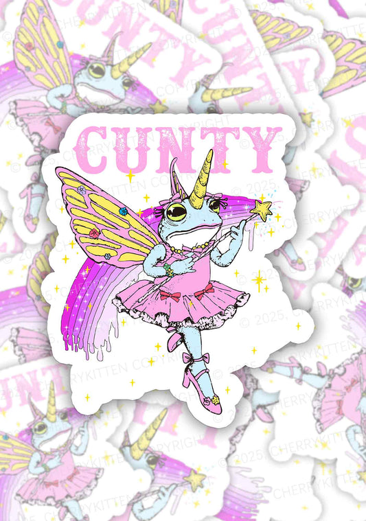 Cxxty Fairy Frog 1Pc Y2K Sticker Cherrykitten