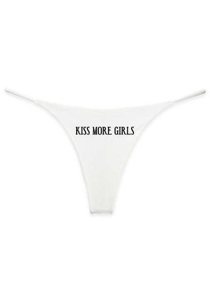 Kiss More Girls Pride Y2K Bikini String Thong Cherrykitten