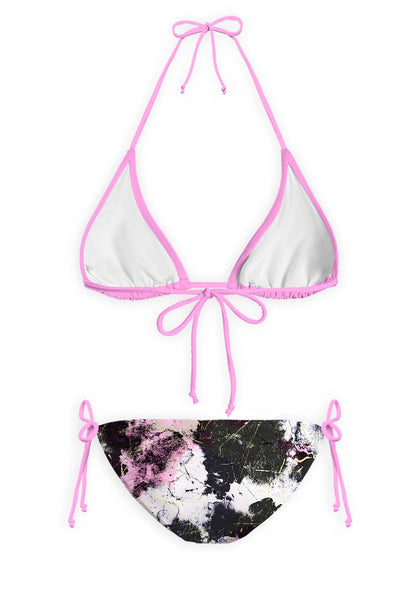 Ink Graffiti Y2K Print Bikini Set Cherrykitten