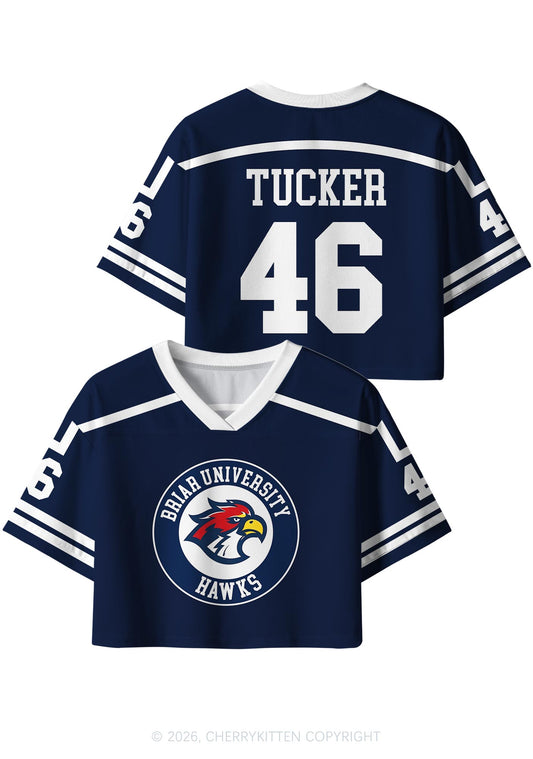 College Hockey Team JT Y2K Crop Sport Jersey Shirts Cherrykitten