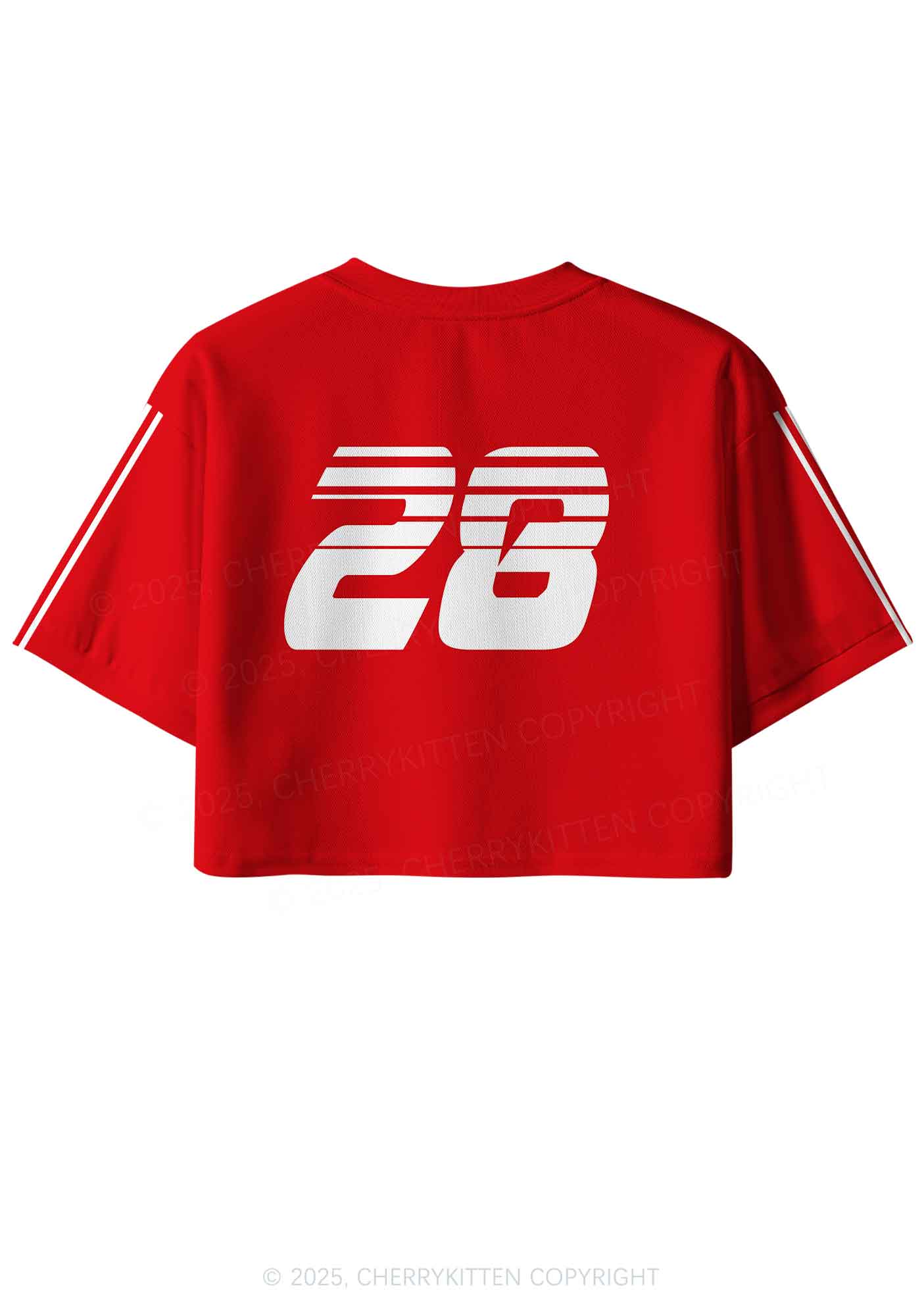 Custom Sorry For Having Correct Opinions Y2K Crop Sport Jersey Shirts Cherrykitten