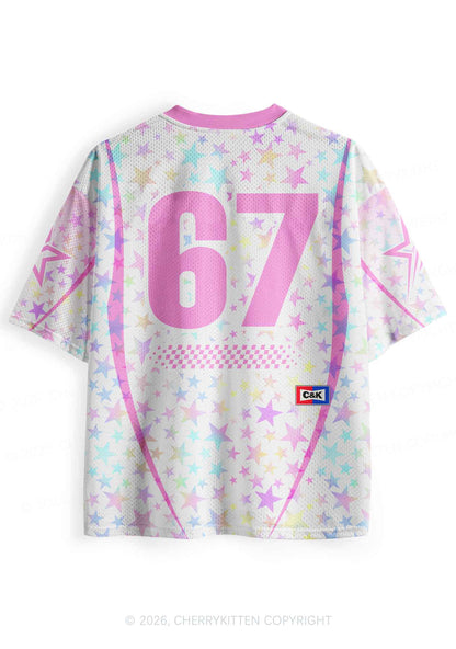 Pink Dog Mxxf Y2K Sport Jersey Shirts Cherrykitten
