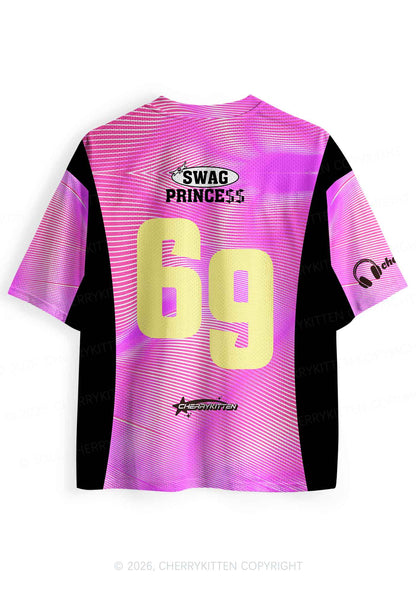 Swag Princess Y2K Sport Jersey Shirts Cherrykitten