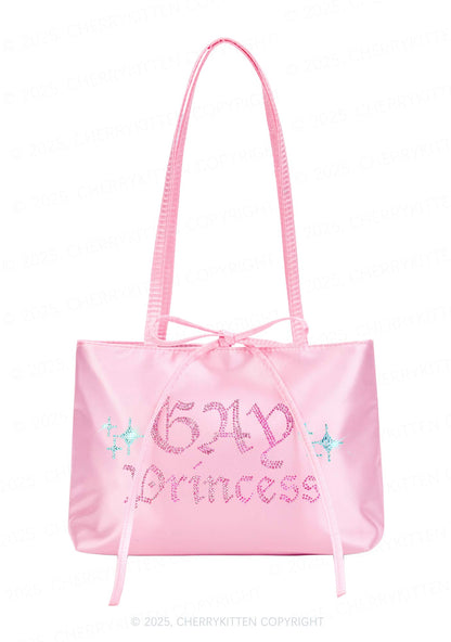 Rhinestone Gay Princess Y2K Satin Bags Cherrykitten