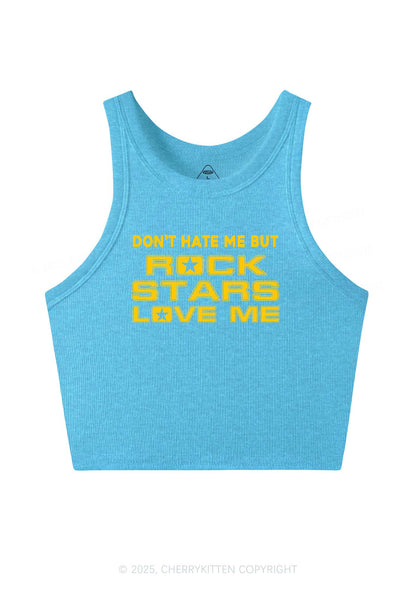 Rock Stars Love Me Y2K Crop Tank Top Cherrykitten