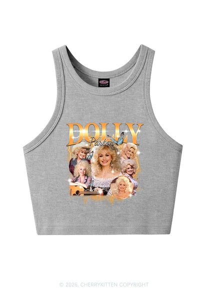DP Vintage Portrait Y2K Crop Tank Top Cherrykitten