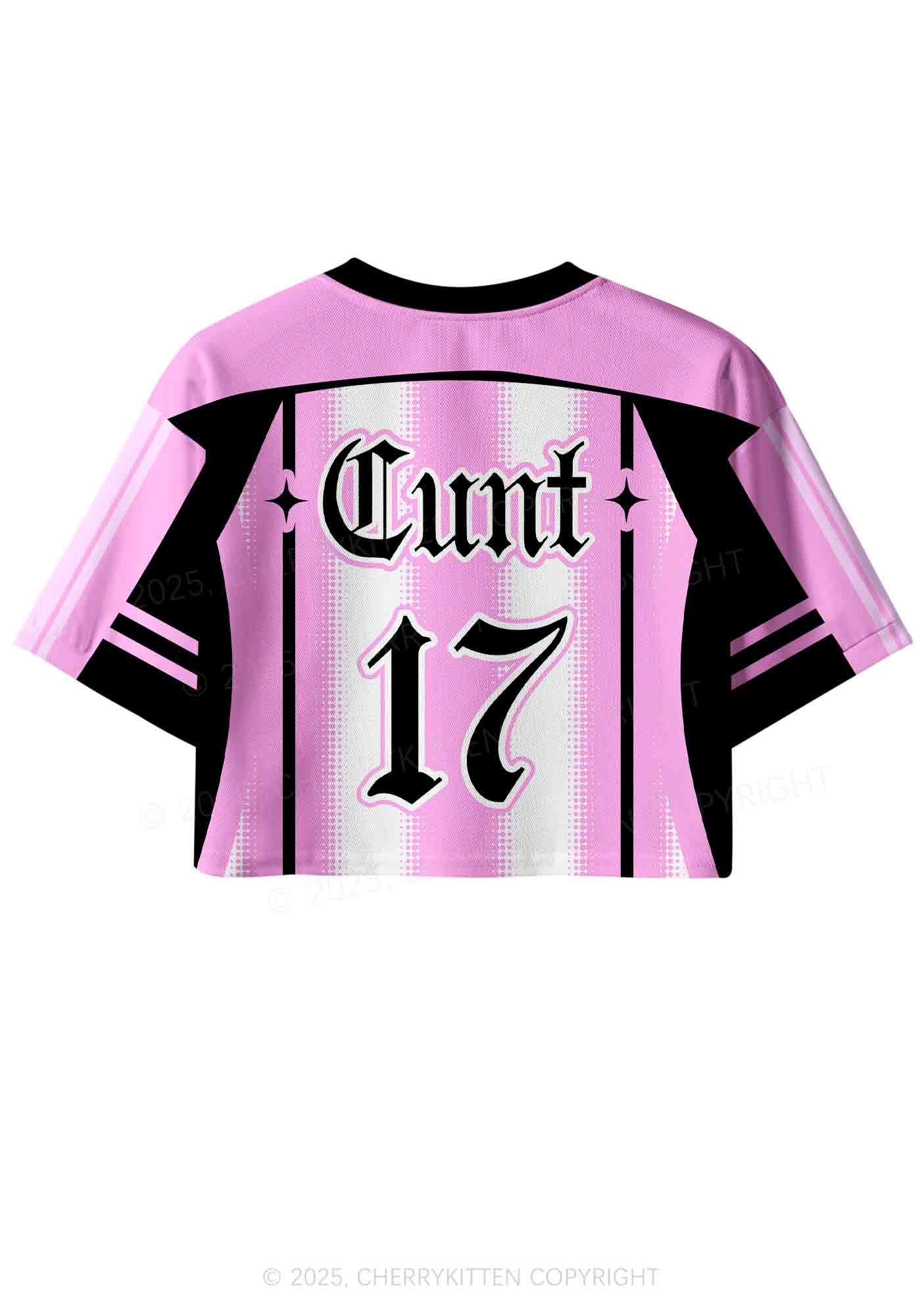 Custom Gothic Cxxt Y2K Crop Sport Jersey Shirts Cherrykitten