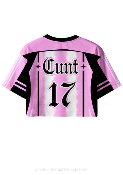 Custom Gothic Cxxt Y2K Crop Sport Jersey Shirts Cherrykitten