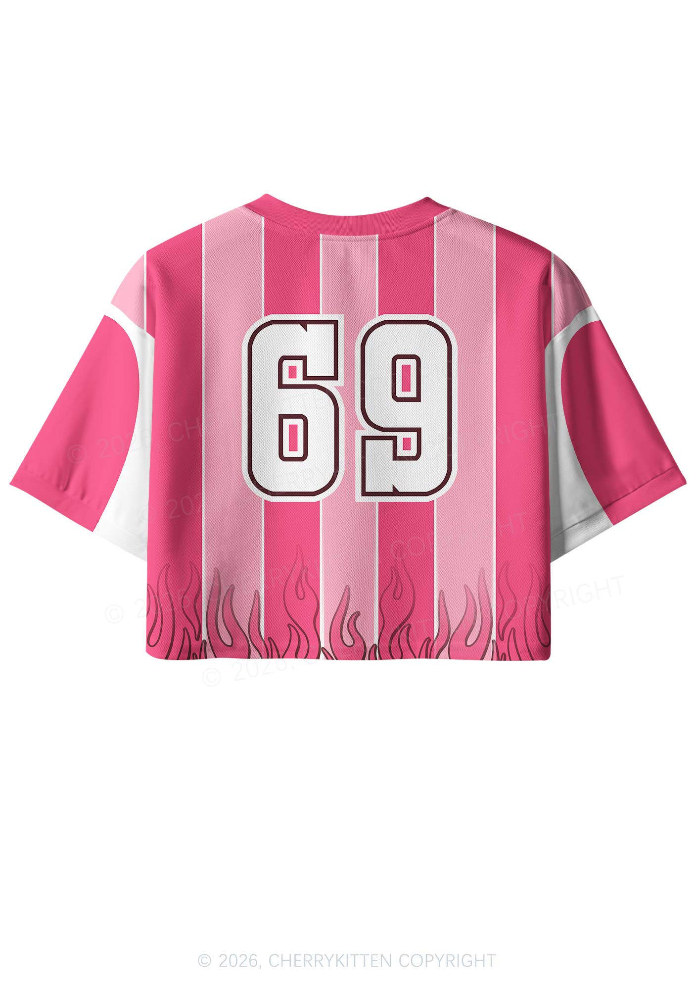A Little Bit Fruity Pride Y2K Crop Sport Jersey Shirts Cherrykitten