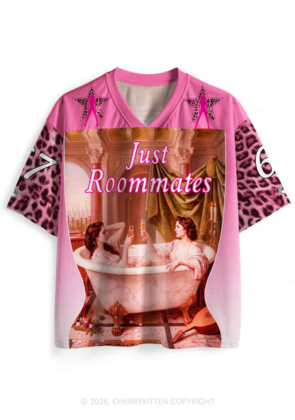 Just Roommates Pride Y2K Sport Jersey Shirts Cherrykitten