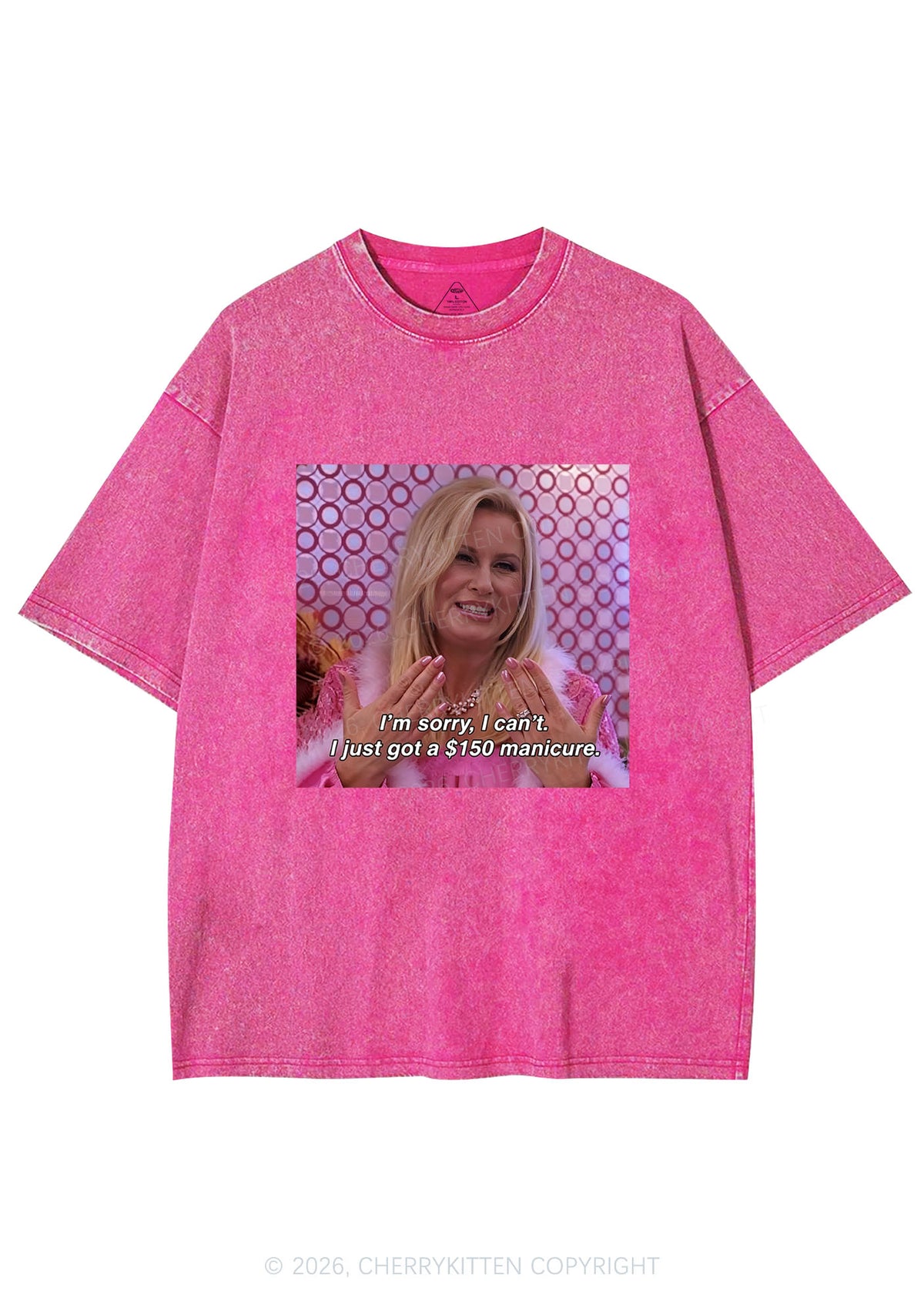 I Just Got Manicure Y2K Shirts Washed Tee Cherrykitten