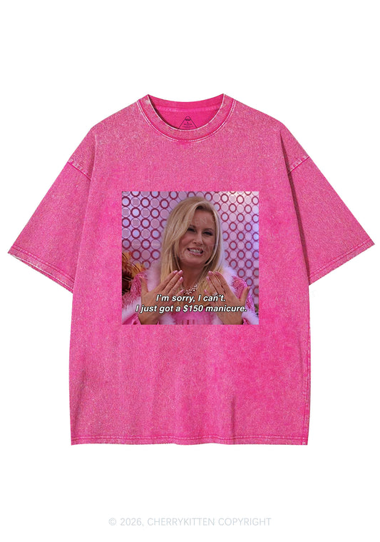 I Just Got Manicure Y2K Shirts Washed Tee Cherrykitten