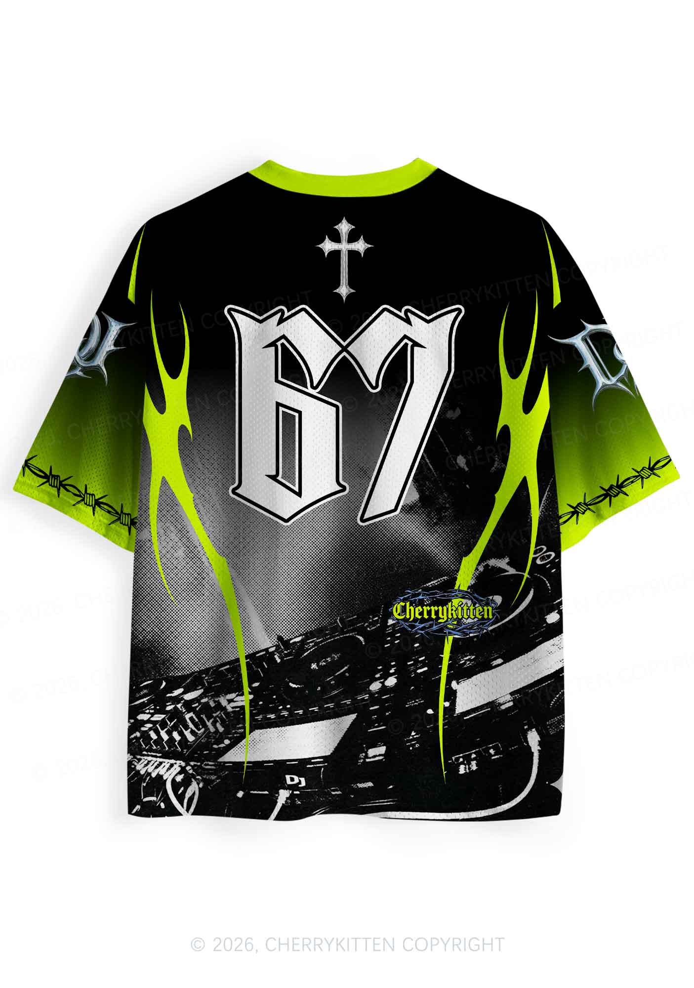 DJ Nun Y2K Sport Jersey Shirts Cherrykitten
