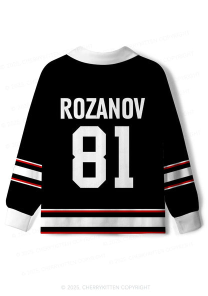 Retro Red Kissing HR Y2K Long Sleeve Sport Jersey Shirts Cherrykitten