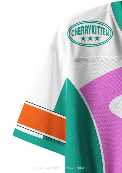 Custom Pink Dyke Pride Y2K Crop Sport Jersey Shirts Cherrykitten