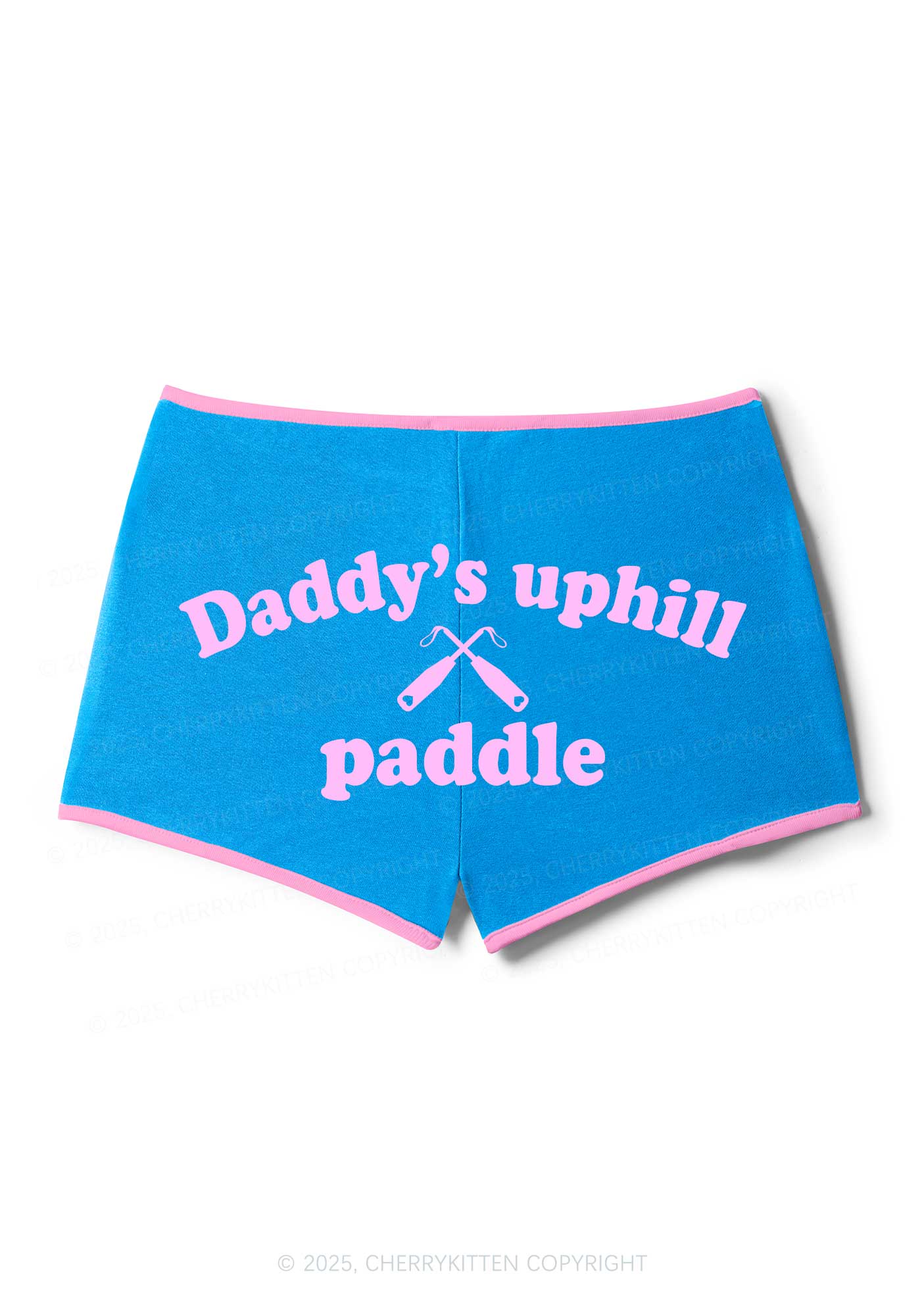 Daddys Uphill Paddle Y2K Booty Shorts Cherrykitten