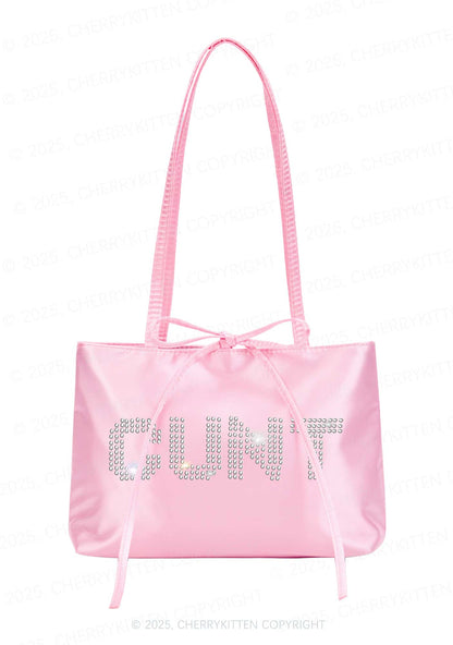 Rhinestone Cxxt Y2K Satin Bags Cherrykitten
