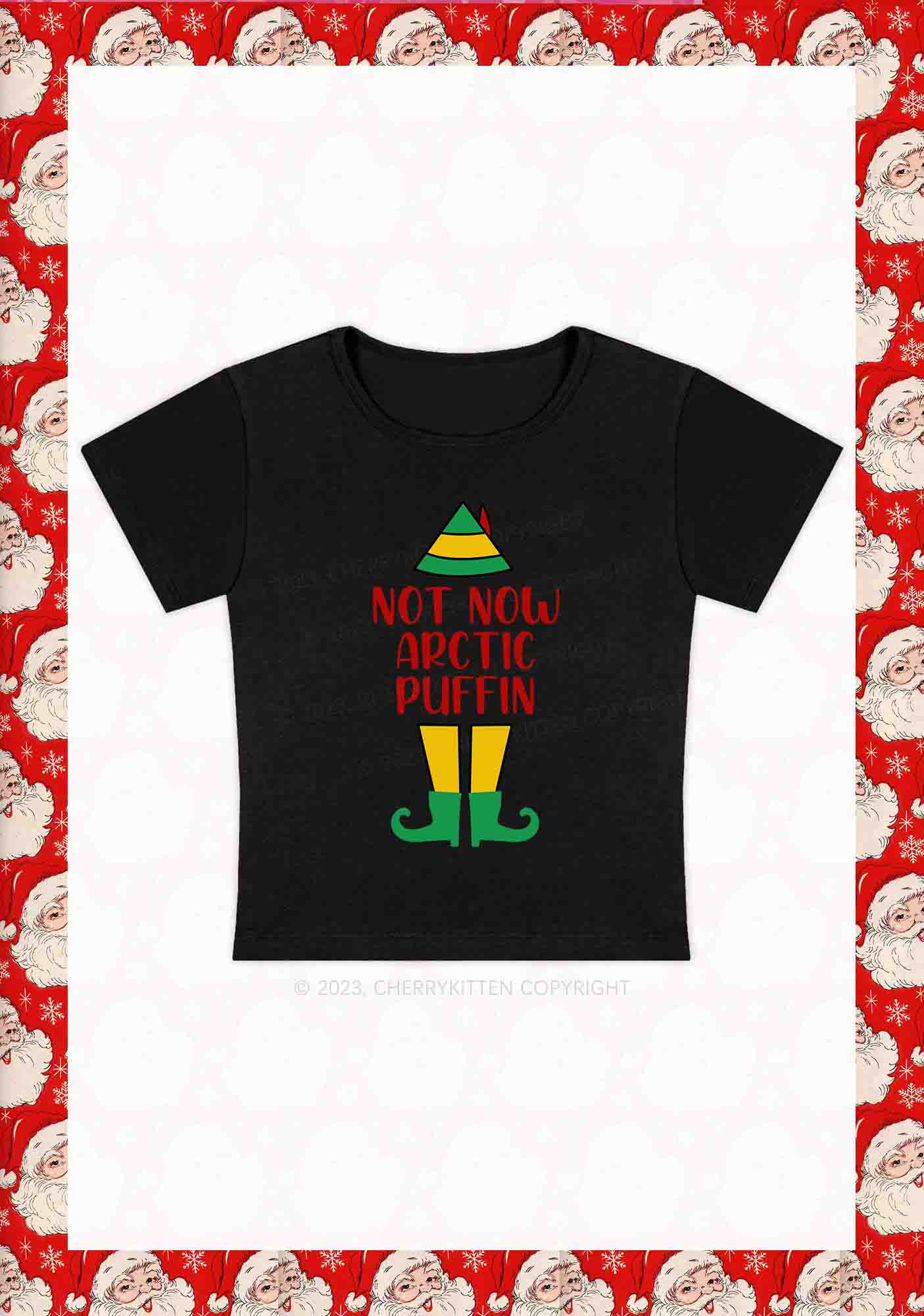 Elf Movie 10 Quotes Christmas Y2K Baby Tee Cherrykitten