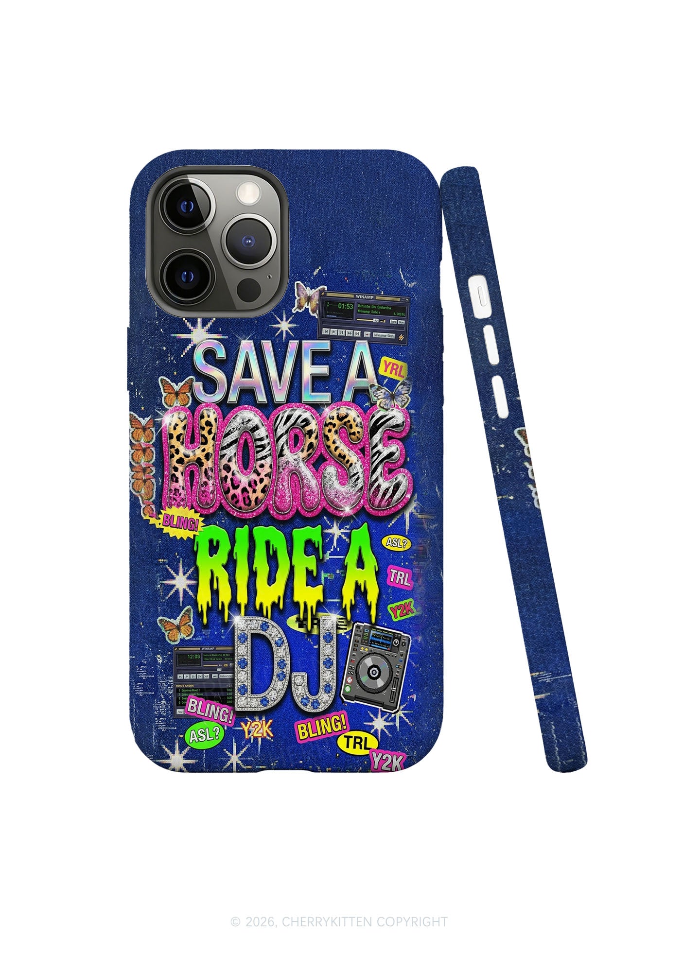 Ride A DJ Y2K Phone Case Cherrykitten