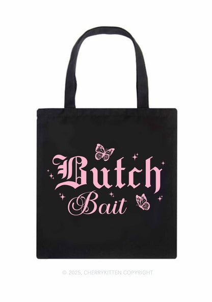 Butch Bait Pride Y2K Canvas Tote Bag Cherrykitten