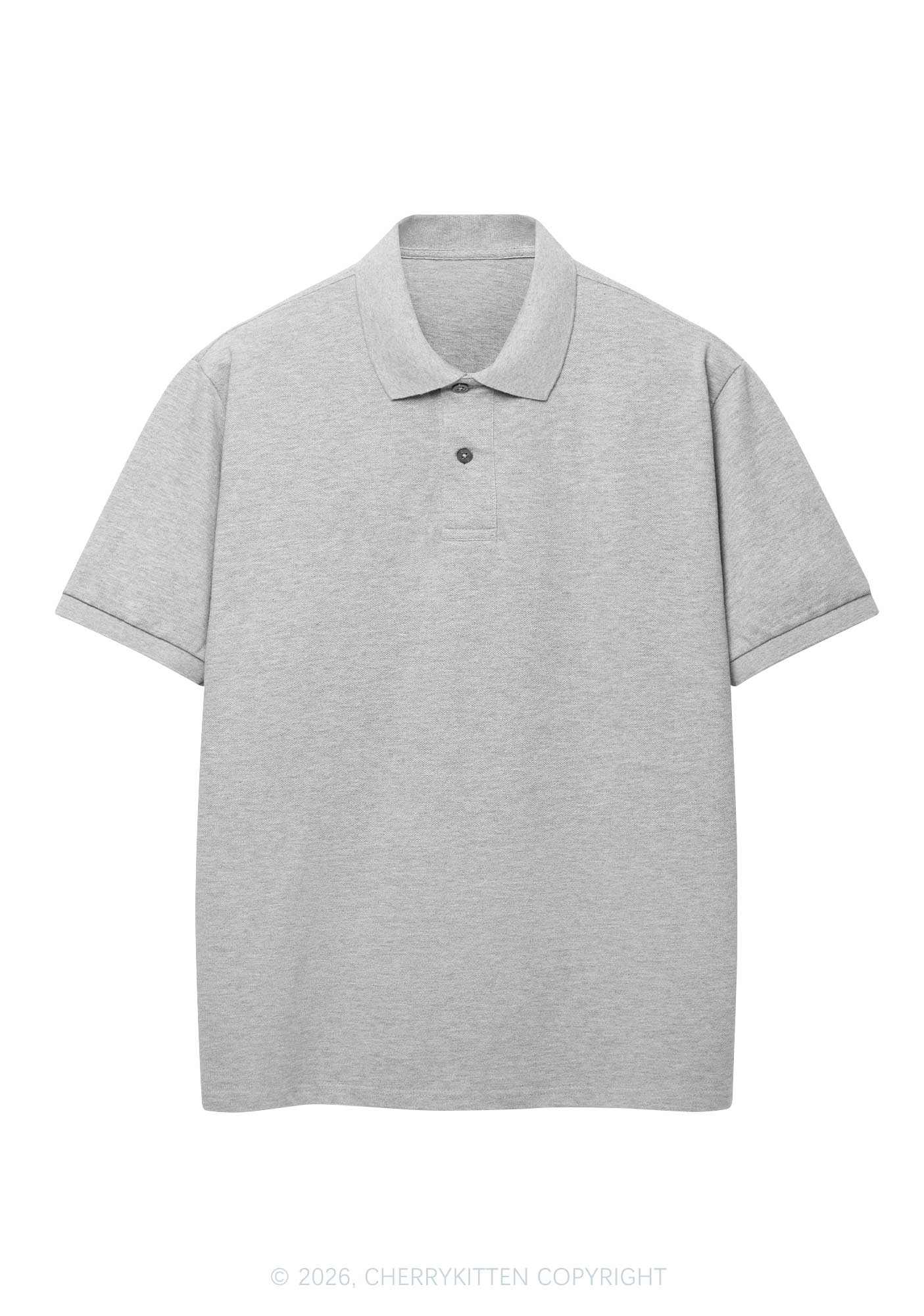 Plain Y2K Polo Shirts Cherrykitten