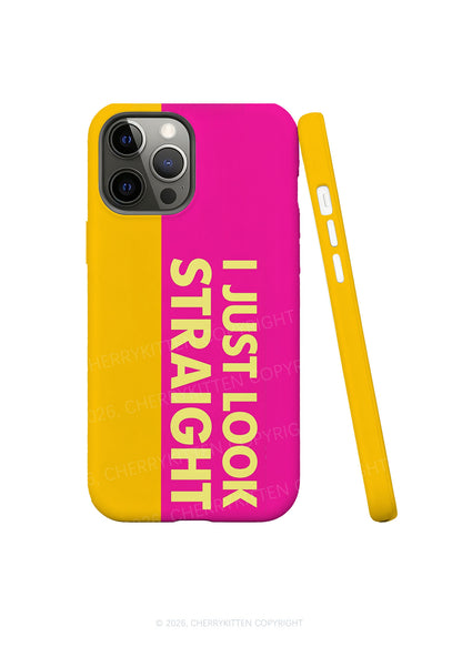 I Just Look Straight Pride Y2K Phone Case Cherrykitten