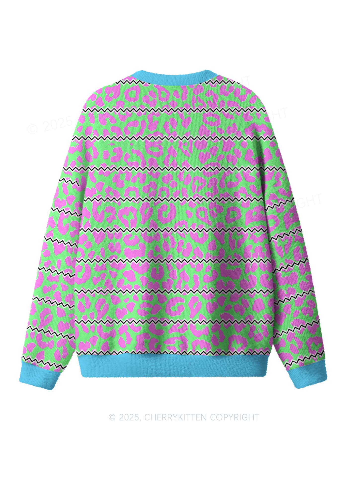 Serious Goose Y2K Christmas Knit Sweatshirt Cherrykitten
