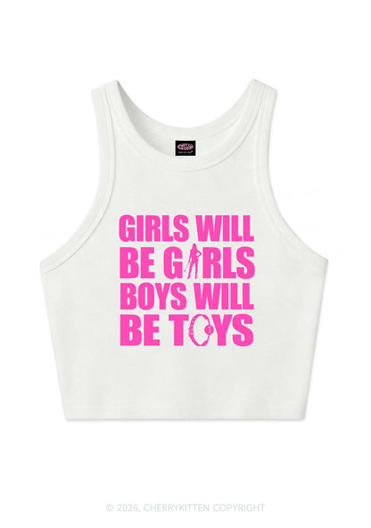 Girls Toys Y2K Crop Tank Top Cherrykitten