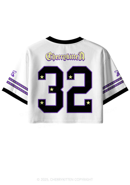 Custom Homophobia Is Gay Pride Y2K Crop Sport Jersey Shirts Cherrykitten