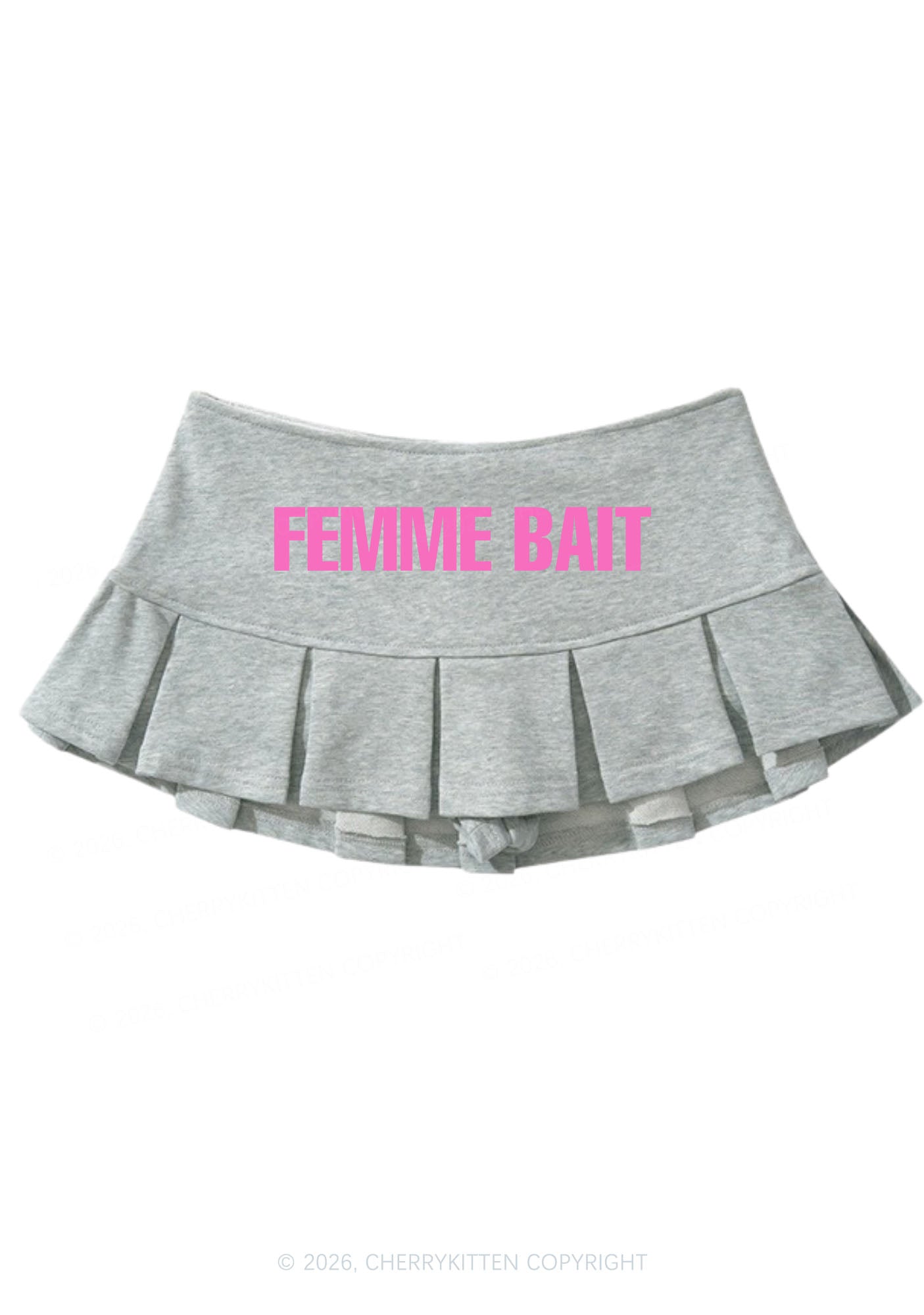 Femme Bait Pride Y2K Mini Pleated Skirts Cherrykitten