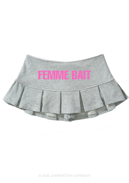 Femme Bait Pride Y2K Mini Pleated Skirts Cherrykitten