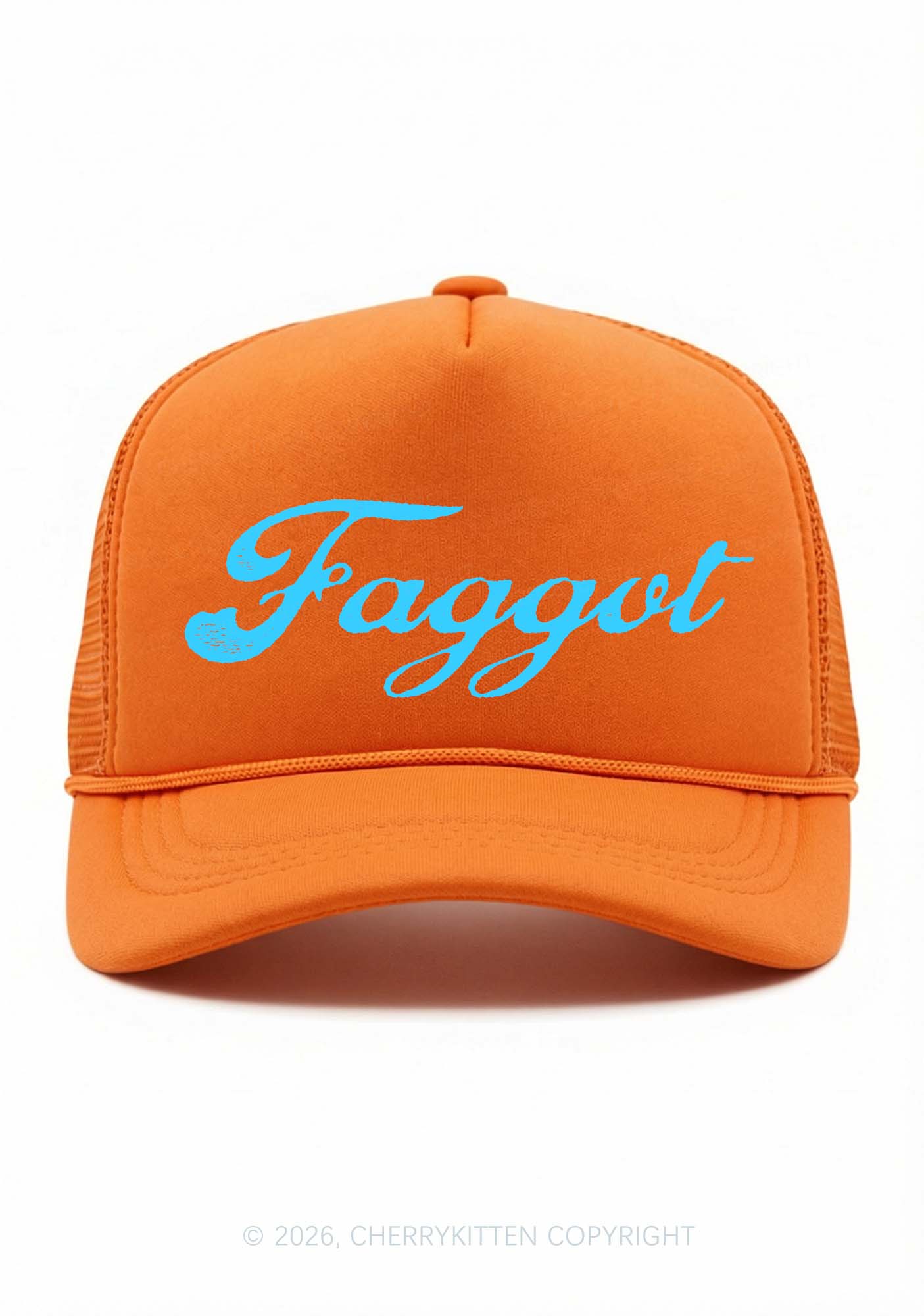 Faggot Art Pride Y2K Trucker Hat Cherrykitten