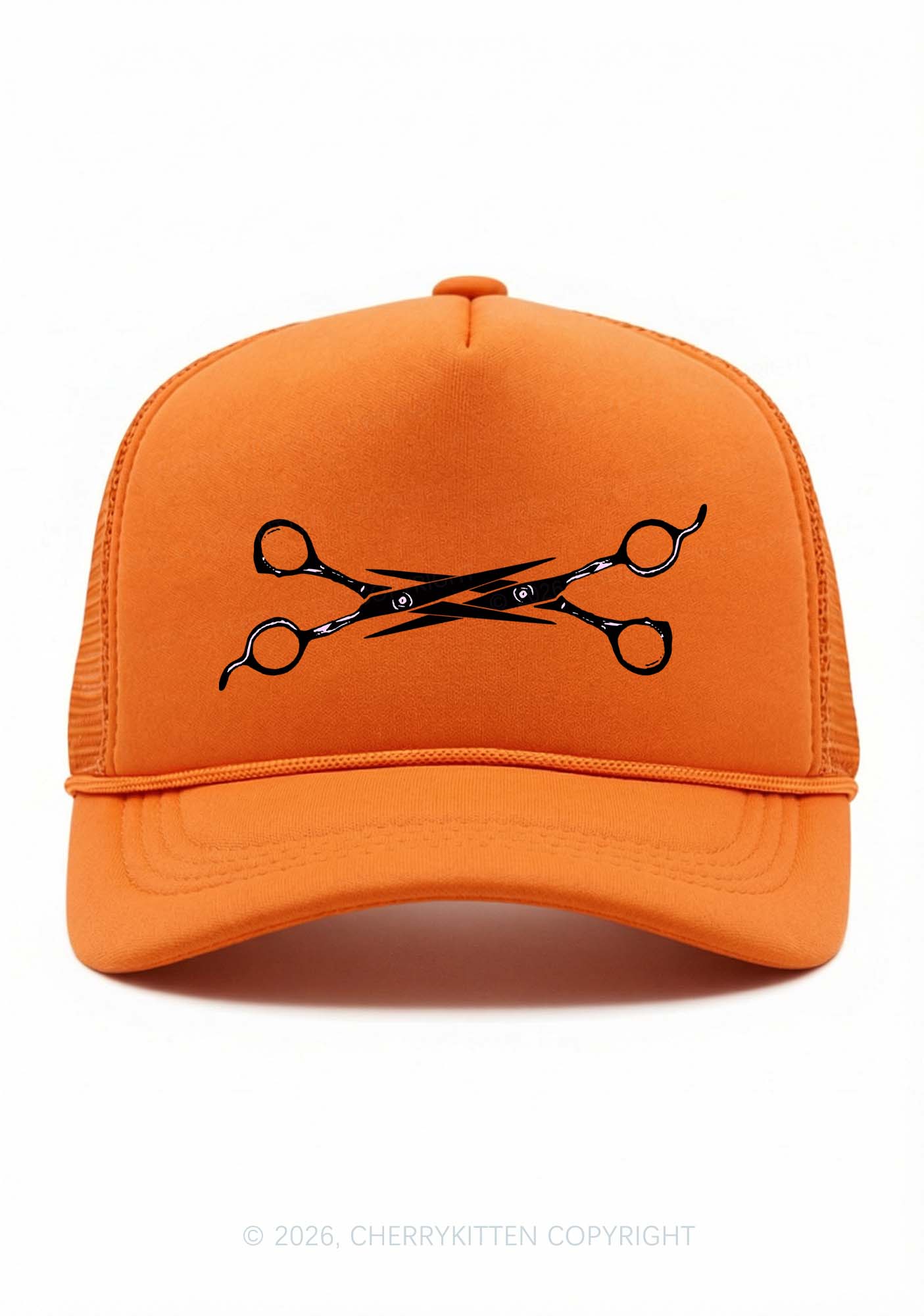Pink Scissors Pride Y2K Trucker Hat Cherrykitten