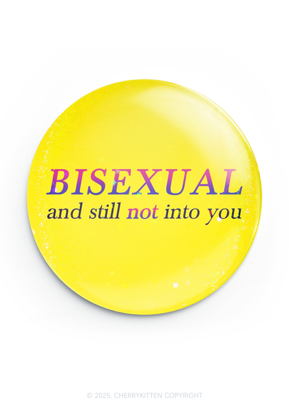 Bisexual And Still Not Into You Pride 1Pc Y2K Pin Badge Cherrykitten