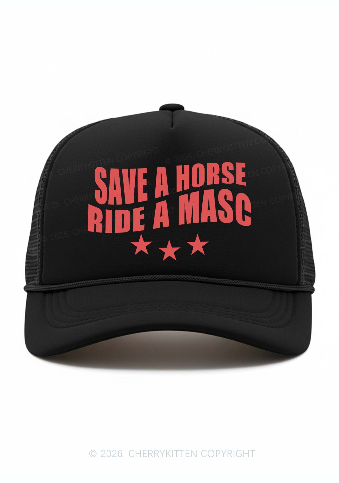 Ride A Masc Pride Y2K Trucker Hat Cherrykitten