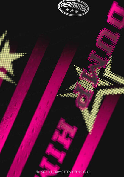 Custom Black Dump Him Y2K Sport Jersey Tank Cherrykitten