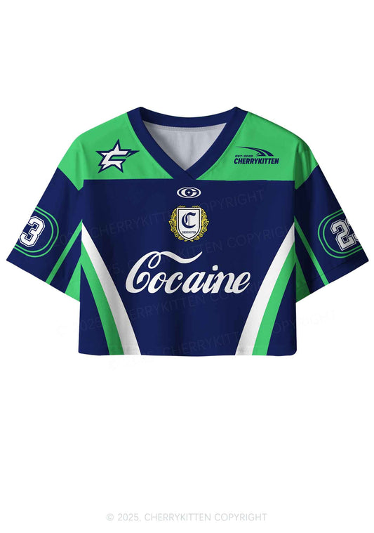 Custom Special Cola Y2K Crop Sport Jersey Shirts Cherrykitten
