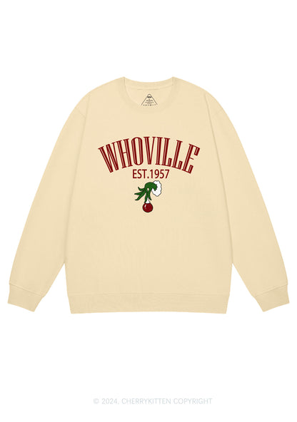 Christmas Whoville Y2K Sweatshirt Cherrykitten