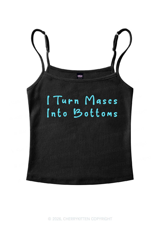 Turn Mascs Into Bottoms Pride Y2K Spaghetti Strap Cami Cherrykitten