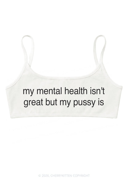 Great Mental Health Y2K Super Crop Cami Cherrykitten