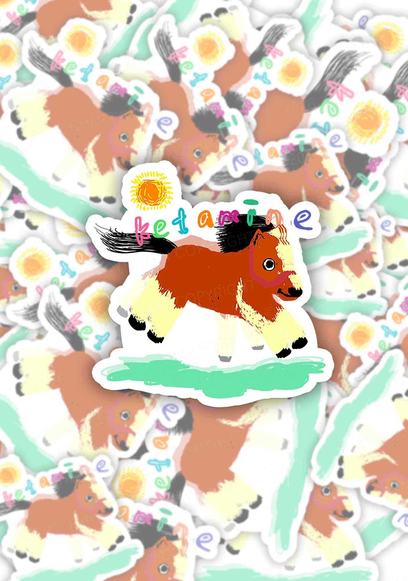 Cherrykitten Stoner Vibes Y2K Stickers Pack Of 9