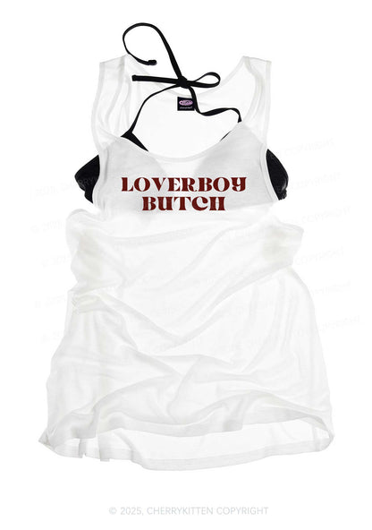 Loverboy Butch Pride Y2K Sheer Boyfriend Tank Cherrykitten