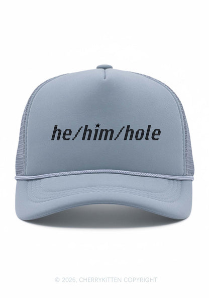 He Him Hole Pride Y2K Trucker Hat Cherrykitten