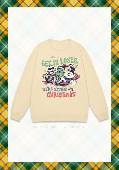 We're Saving Christmas Y2K Sweatshirt Cherrykitten