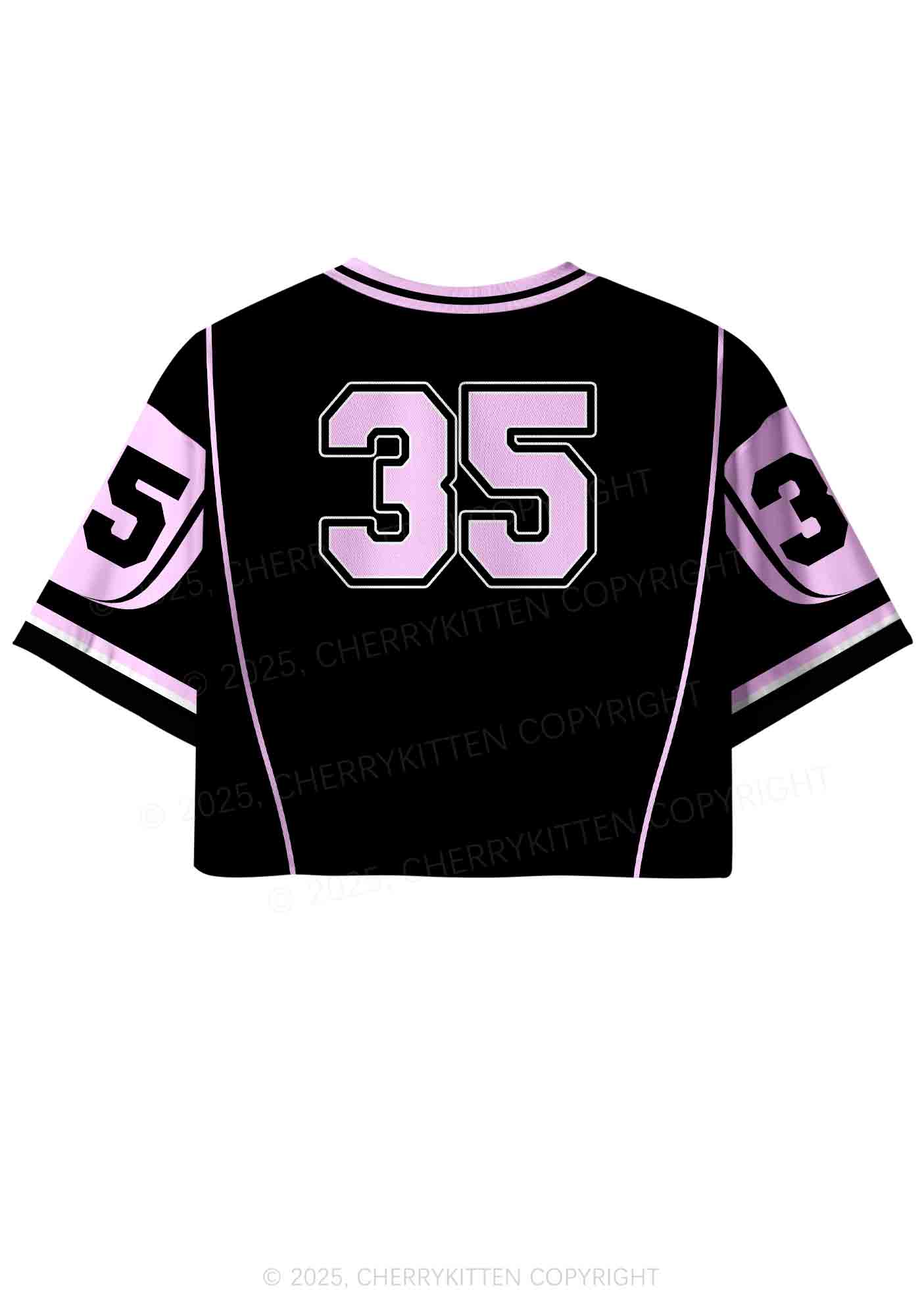 Custom Black Ratz Y2K Crop Sport Jersey Shirts Cherrykitten