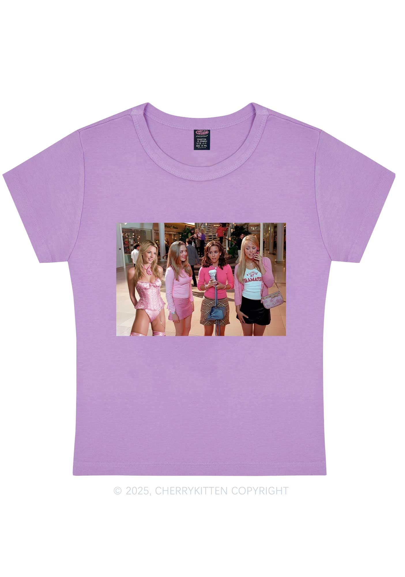 Custom Girls Movie Y2K Baby Tee Cherrykitten