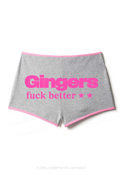 Gingers Fxxk Better Y2K Booty Shorts Cherrykitten