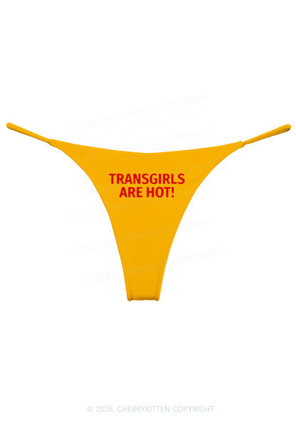 Transgirls Are Hot Pride Y2K Bikini String Thong Cherrykitten