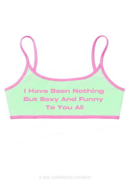 I Have Been Funny Y2K Super Crop Cami Cherrykitten