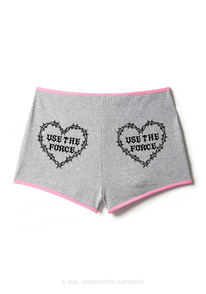 Use The Force Y2K Booty Shorts Cherrykitten